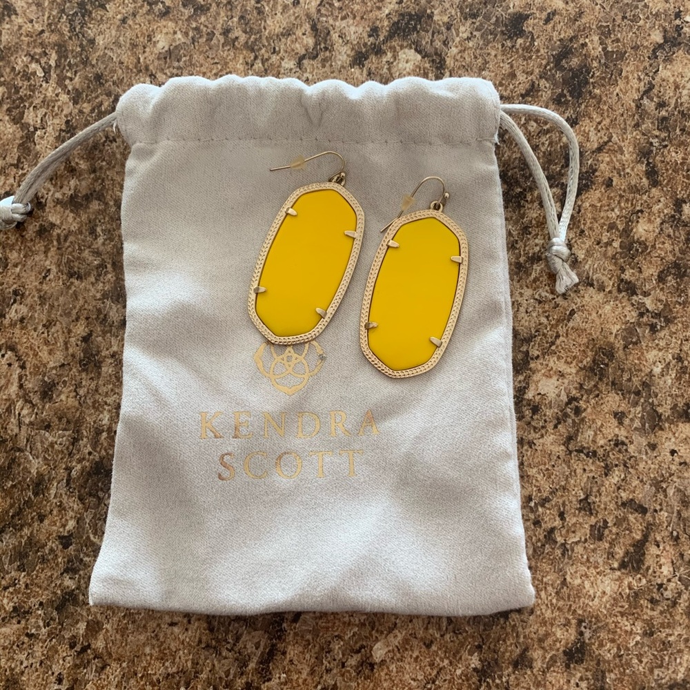 Yellow Danielle Earrings